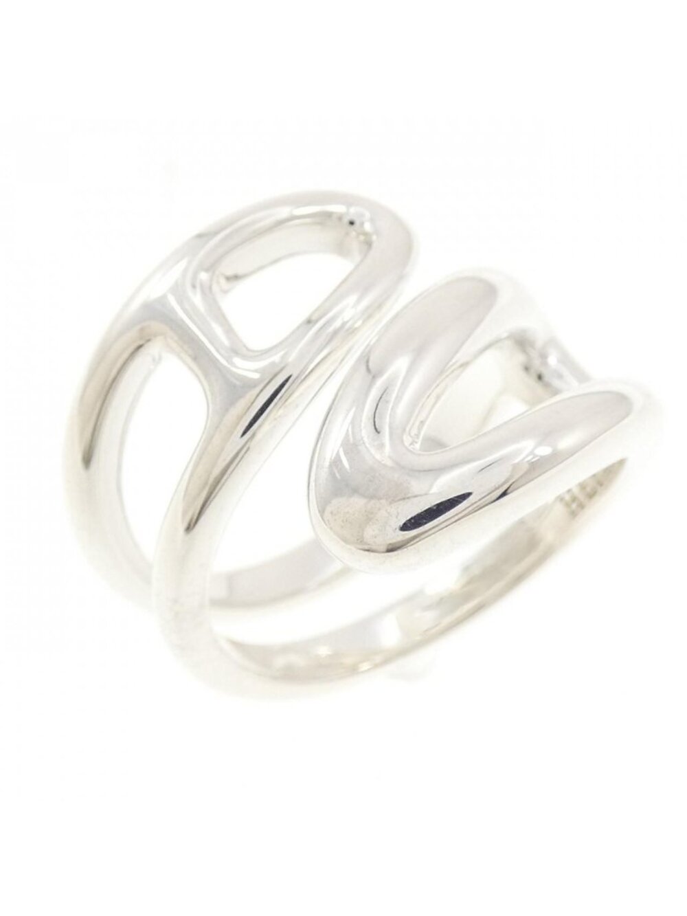 Hermes Chaine D'ancre Punk Ring